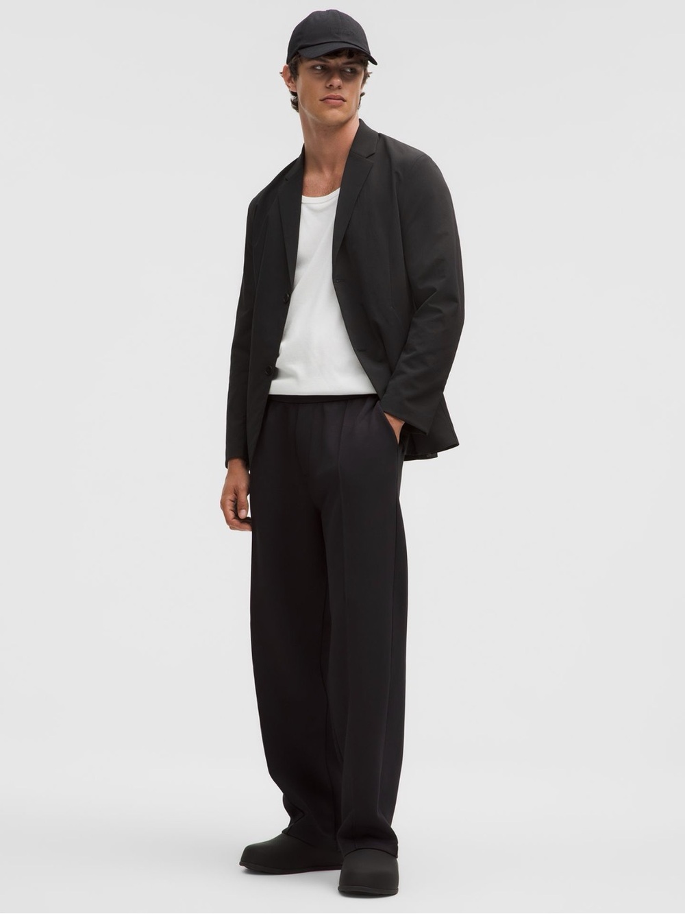 lululemon Men’s New Venture Button-Front Blazer (Medium, Black)